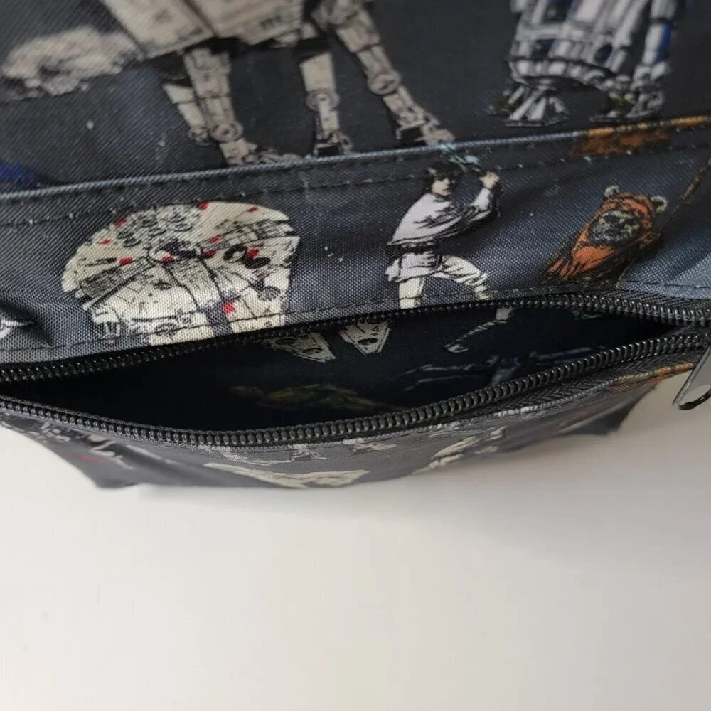 Star Wars 17'' Backpack All-Over Print Bag Comic Characters - RARE